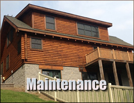  Godwin, North Carolina Log Home Maintenance